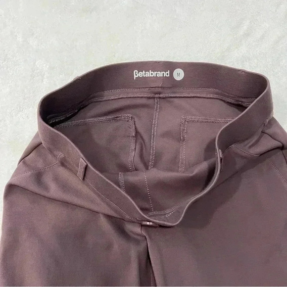 Betabrand Boot Cut Two-Pocket Dress Pant Yoga Pants in Auburn Brown M - Picture 5 of 14